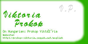 viktoria prokop business card